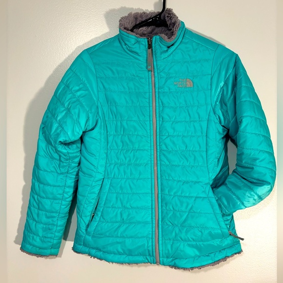 The North Face Other - The North Face Girls’ Reversible Mossbud Swirl Jacket Size Large 12/14